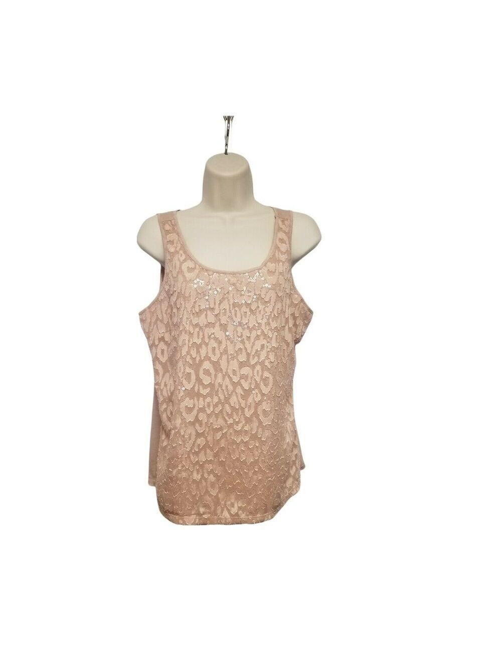 The Limited Gold Chiffon & Sequin Top Size Large